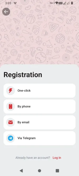 888starz registration method selector: one-click, phone, email, or Telegram