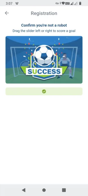 888starz registration success confirmation