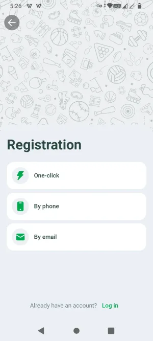 Linebet registration method selector: one-click, by phone, or by email