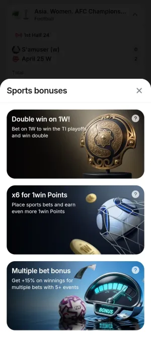 1win screenshot 8