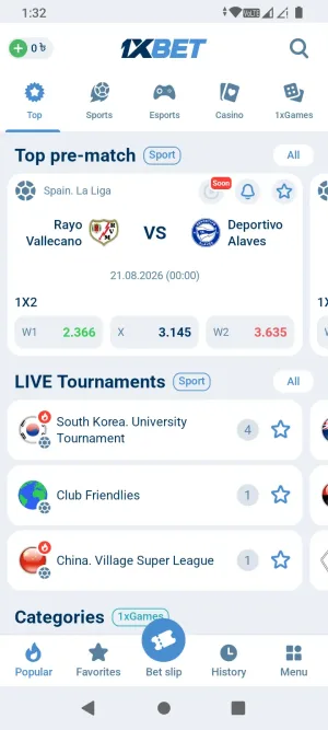 1xBet screenshot 21