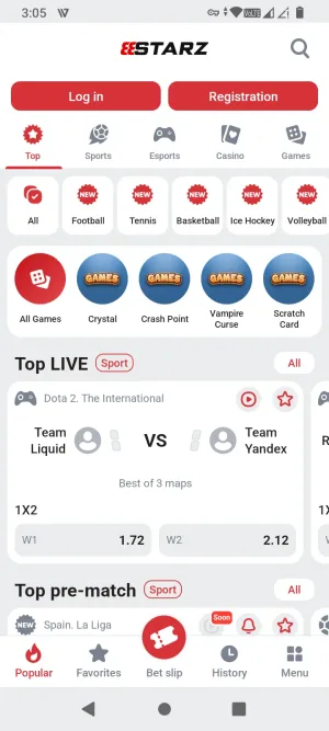888Starz screenshot 2