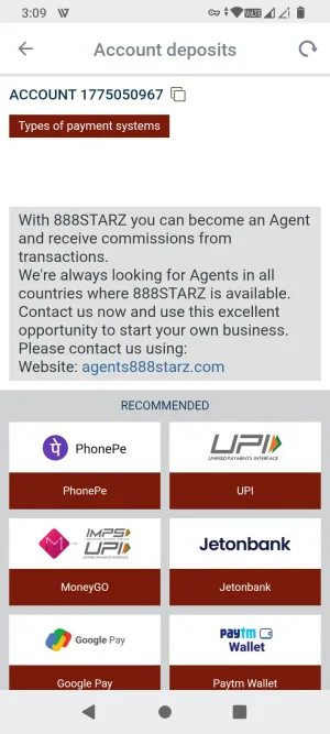888Starz screenshot 3