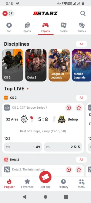 888Starz screenshot 6