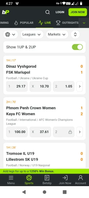 Betpawa screenshot 3