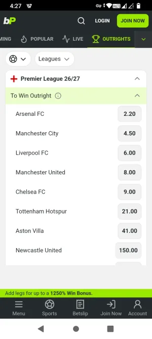 Betpawa screenshot 4