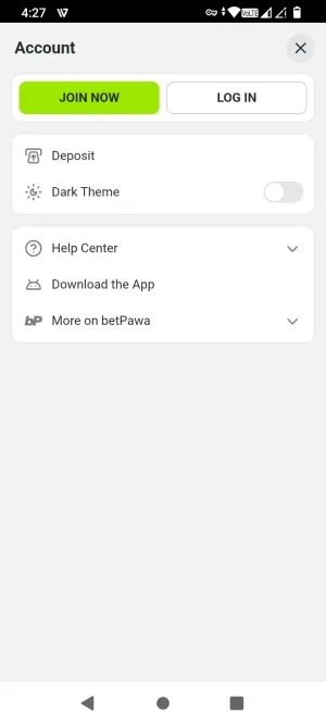 Betpawa screenshot 5