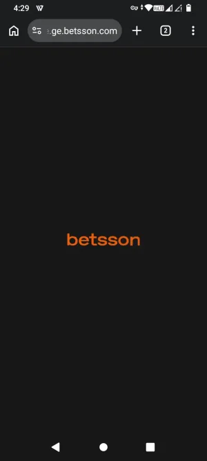 Betsson screenshot 1
