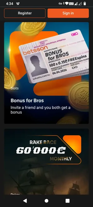 Betsson screenshot 9