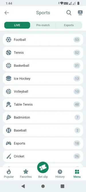 BetWinner screenshot 8