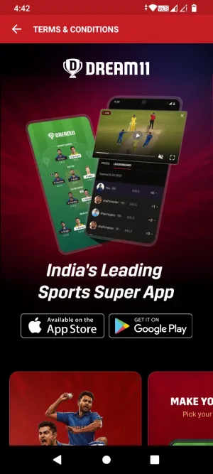 Dream11 screenshot 4
