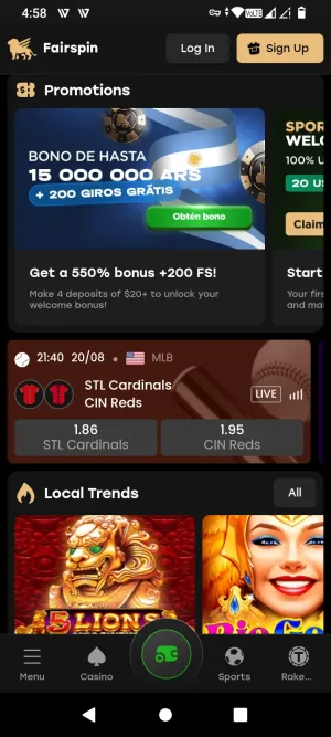 Fairspin screenshot 4
