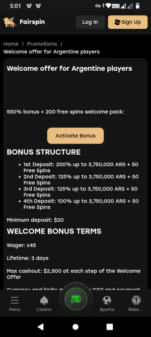 Fairspin screenshot 12