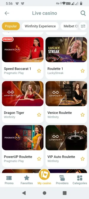 Melbet screenshot 13