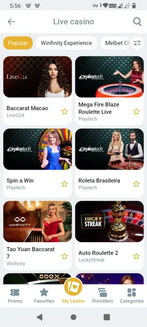 Melbet screenshot 14