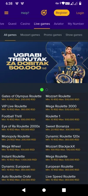 MozzartBET screenshot 7